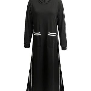 Elegant Black Long Sleeve Dress